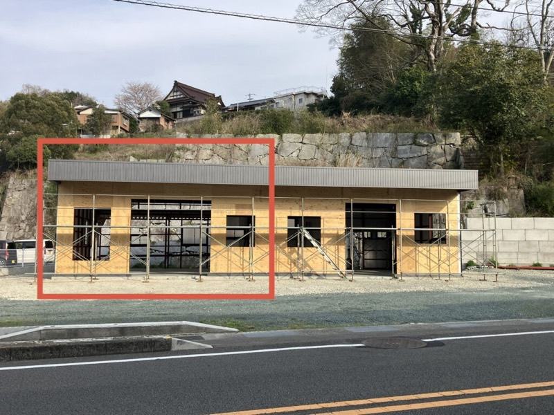 大洲市中村　川上テナント　土地230坪